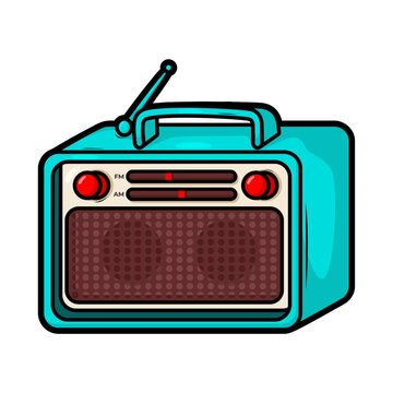 recommend clip art: cartoon  classic radio illustration art