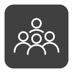 team icon, group of people icon