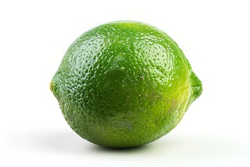 A fresh lime isolated on white