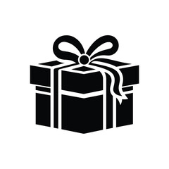 Wrapped in Wonder Gift Box Vector Design Silhouette