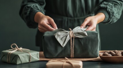 Elegant Gift Wrapping with Natural Materials