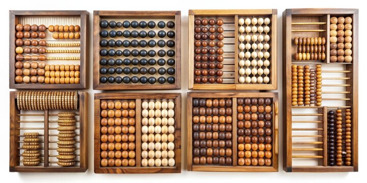 A collection of various modern and antique counters used for counting, tracking, and displaying numbers