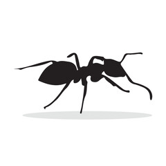 Ant Silhouette, cute Ant Vector Silhouette, Cute Ant cartoon Silhouette, Ant vector Silhouette, Ant icon Silhouette, Ant vector																									