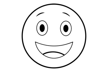 emogide feliz  silhouette vector