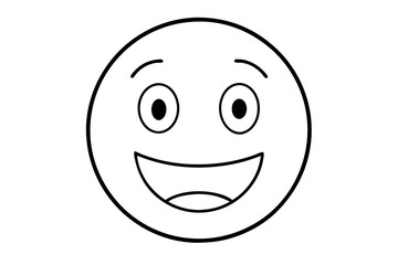 emogide feliz  silhouette vector