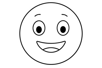 emogide feliz  silhouette vector