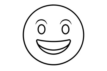 emogide feliz  silhouette vector