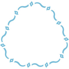 Aesthetic Abstract Decorative Geometric Shape Frame