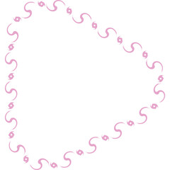 Aesthetic Abstract Decorative Geometric Shape Frame