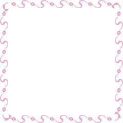 Aesthetic Abstract Decorative Geometric Shape Frame