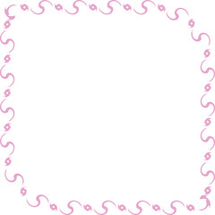 Aesthetic Abstract Decorative Geometric Shape Frame