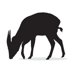 Antelope Silhouette, cute Antelope Vector Silhouette, Cute Antelope cartoon Silhouette, Antelope vector Silhouette, Antelope icon Silhouette, Antelope vector																									