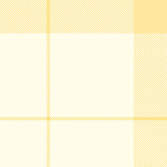 Fototapeta premium Yellow tartan plaid fabric seamless pattern of check background tartan with a textile fabric plaid texture. Tartan Scotland seamless plaid pattern vector. Retro background fabric.