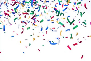 Celebration confetti burst in colorful display