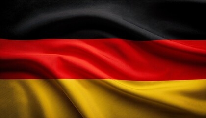 ドイツの国旗(waving national flag of Germany.)
