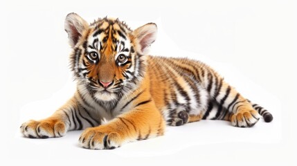 Obraz premium Cute Tiger Cub