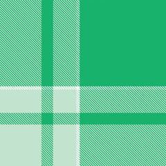 Green tartan plaid fabric seamless pattern of check background tartan with a textile fabric plaid texture. Tartan Scotland seamless plaid pattern vector. Retro background fabric.
