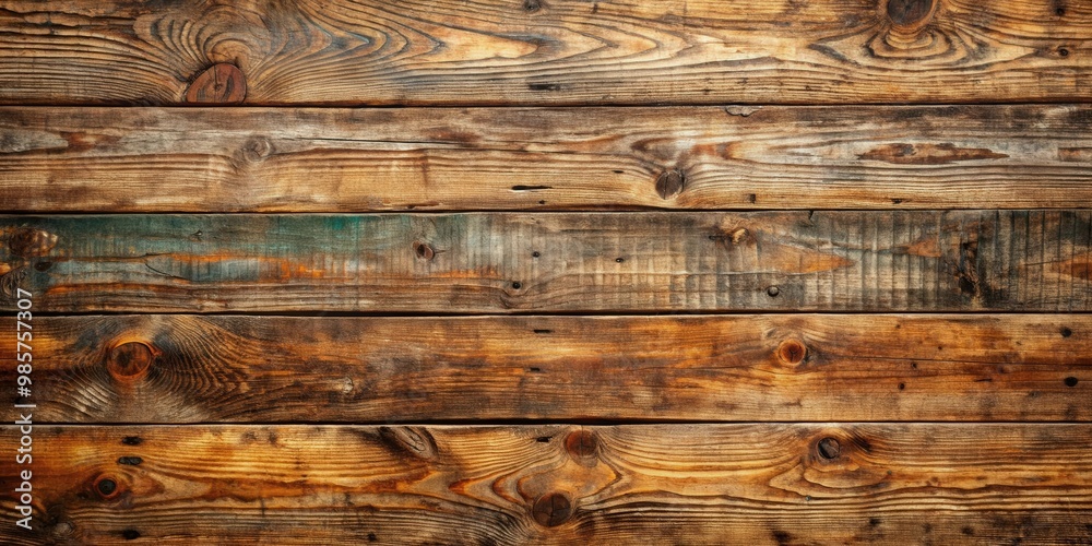 Poster rustic wooden surface with weathered grunge texture perfect for backgrounds or textures