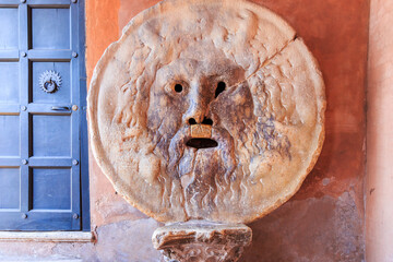 The Mouth of Truth. Rome, Italy.