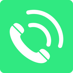 Phone Icon For Communication Sign