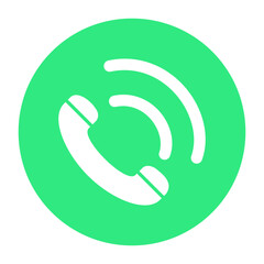 Phone Icon For Communication Sign