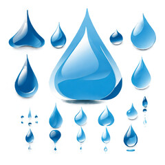 Abstract Raindrop Set