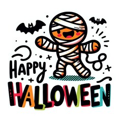 Cheerful Celebrating Halloween