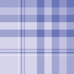 Blue tartan plaid fabric seamless pattern of check background tartan with a textile fabric plaid texture. Tartan Scotland seamless plaid pattern vector. Retro background fabric.