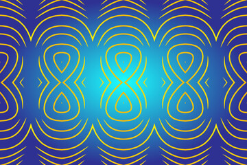 Simple colourful line art pattern gradient seamless background commercial 