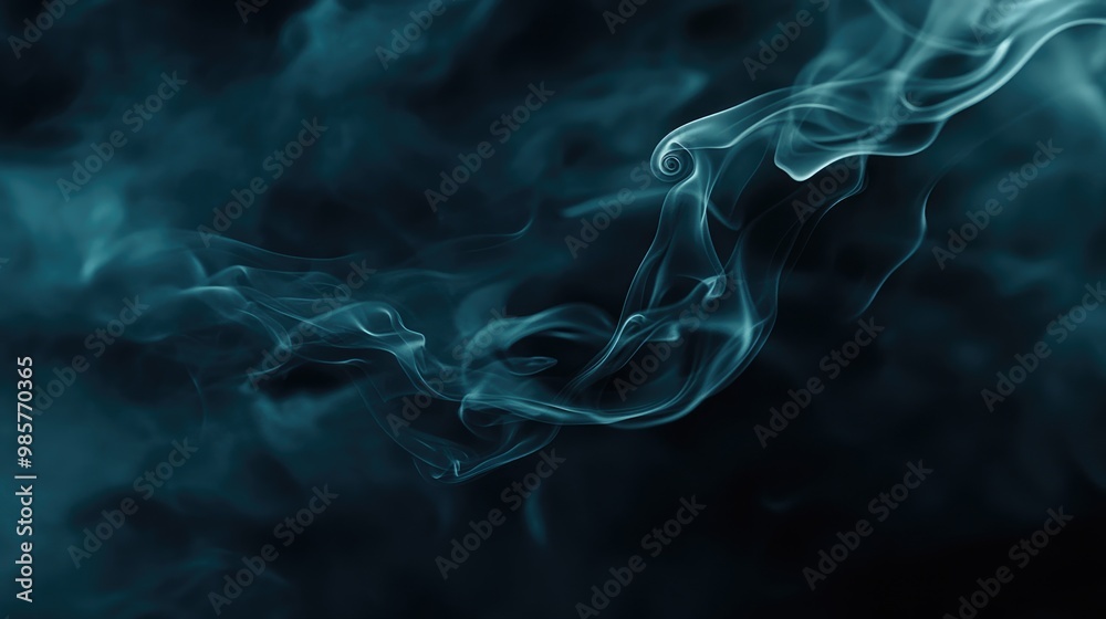 Poster abstract smoke texture frame on dark backdrop with fog creating a natural pattern