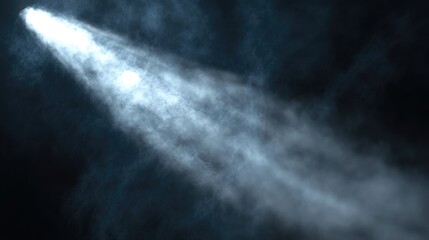 Fototapeta premium Beam of Light Through Smoke Texture