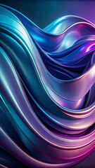 Fototapeta premium abstract blue backgroundwave, design, wallpaper, texture, light, waves, blue, backdrop, illustration, motion, silk, soft, flowing, line, flow, color, pattern, art, artistic, satin, curve, smooth, abst