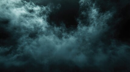 Fototapeta premium Dark Backdrop with Mist or Vapor Effect