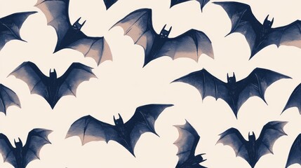 Fototapeta premium bat pattern wallpaper design