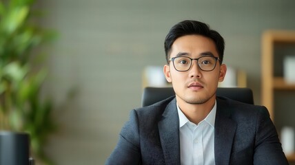 A natural photo of professionals from different backgrounds engaging in a video conference in a modern corporate office