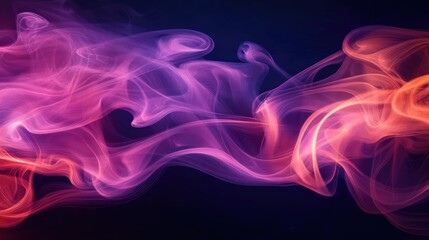 Fototapeta premium Aromatic Smoke Abstract Background