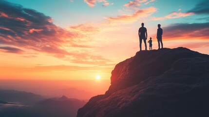 Obraz premium An inspirational coaching concept image showcasing a mentor giving personal growth and development advice, with a focus on career advancement, skill improvement, and achieving life goals.