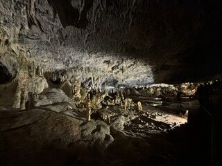 inside the cave