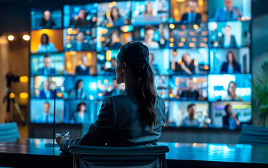 Businesses use video conferencing apps for global communication, enabling virtual meetings with partners, investors, and colleagues.
