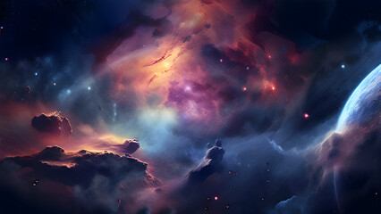 Fototapeta premium lights in the sky