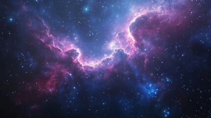 A Celestial Tapestry of Cosmic Dust and Stars