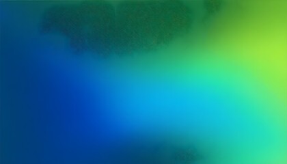 Obraz premium Vibrant grunge grainy background green and blue noise texture color gradient