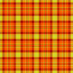 Halloween vector pattern with plaid stripes and pumpkins, spooky ghosts, and scary ornaments. Ideal for autumn background, textile, fabric, party decor, greeting cards, posters, or tiled wallpaper.