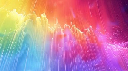 Abstract Rainbow Background