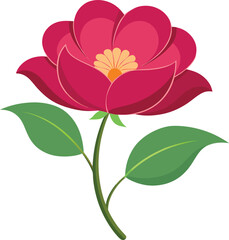 A beautiful flower design art work