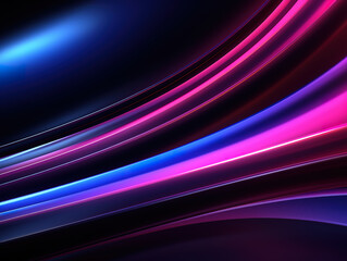 Exceptional abstract background with vertical pink blue neon lines glowing in the dark