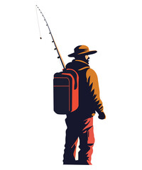 person holding fishing rod going on a trip