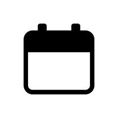 Vector simple calendar illustration. Vector callendar icon.