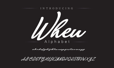 Modern Calligraphy Font for Elegant Events