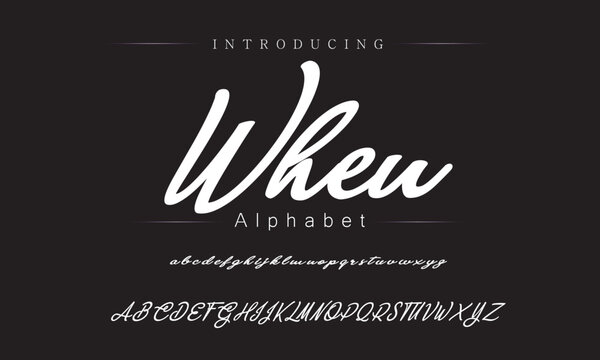Modern Calligraphy Font for Elegant Events